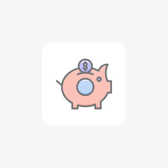 Online, Medicine, Purchase, Medical Store Vector Awesome Fill Icon