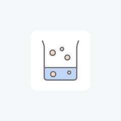 Laboratory Jug, Chemistry, Flask Vector Awesome Fill Icon