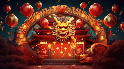 Chinese-themed slots, where symbols like dragons, lanterns, and other iconic elements bring the rich culture and mythology of China to life. Generated by AI.