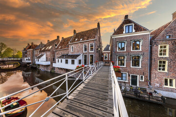 Medieval architecture in Appingedam Netherlands