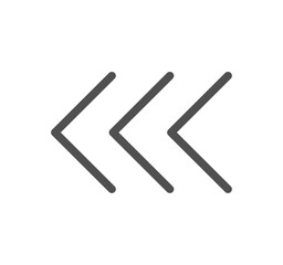 Obraz premium Interface arrows related icon outline and linear vector.