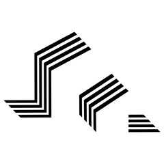 Building icon. Abstract real estate symbol.