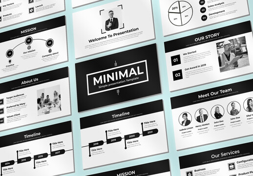 Minimal Simple Presentation Template