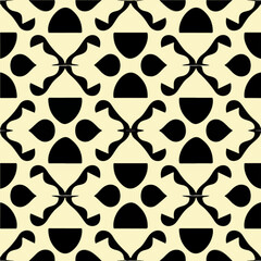 Charming black and white pattern showcases a delightful bow motif. This seamless design captivates with its elegance and forms a repeating fabric pattern that adds a touch of sophistication.