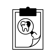 Dental checkup Vector Icon

