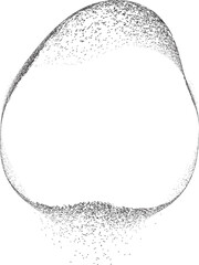 Sprayed black line in circle form .Graffiti art design . Noise dispersion logo . Spray effect .Grunge texture . Distressed element .vector 