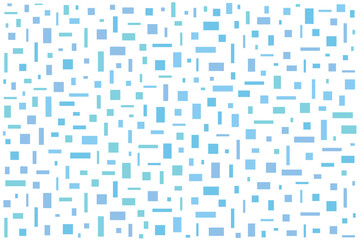 青い四角形の模様