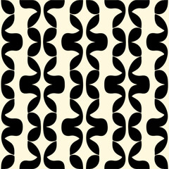 Abstract black and white pattern on a white background, reminiscent of traditional aizome patterns, adds depth and interest to any fabric or surface.