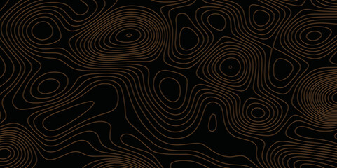 Topographic map background geographic line map with elevation assignments. The black on white contours vector topography stylized height of the lines map.