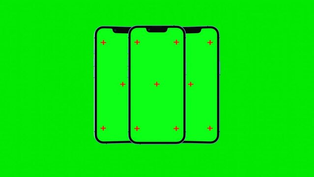 	
Creative animated smartphone mockup with chromakey screen. Video suitable for app or vebsite promotion.