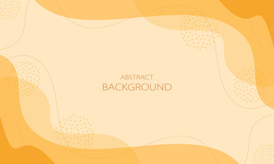 Abstract background with doodle shape and line art