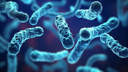 Legionella pneumophila background. Gram-negative bacillus that causes pneumonia. - obrazy, fototapety, plakaty