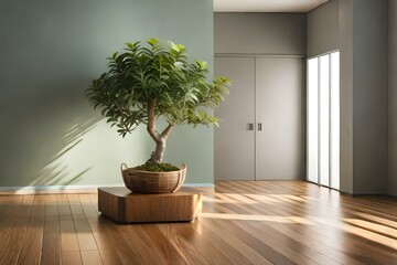 plant in a room