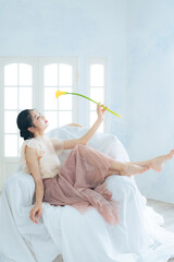 女性のファッションポートレート