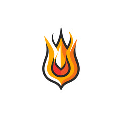 Inferno-inspired Excellence Dynamic Fire Logo Image Igniting Visual Impact