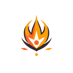 Inferno-inspired Excellence Dynamic Fire Logo Image Igniting Visual Impact
