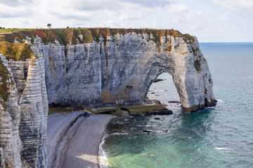 Kreidefelsen Ètretat - Normandie Frankreich 8