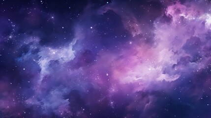 Obraz na płótnie Canvas Colorful Purple Gradient Galaxy Abstract Background Texture. Generative AI illustration.