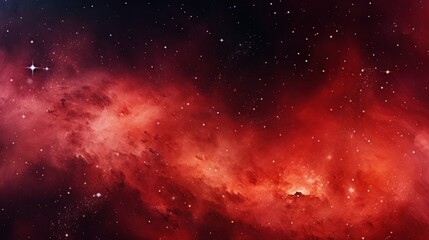 Colorful Red and Black Gradient Galaxy Abstract Background Texture. Generative AI illustration.