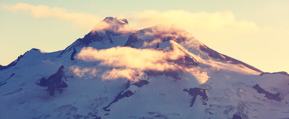 Glacier peak panorama