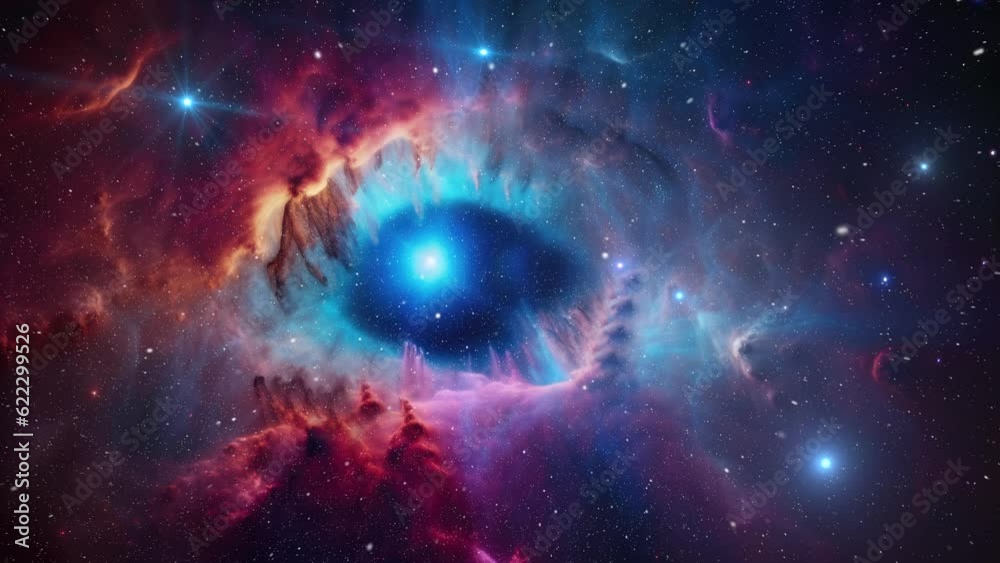 Canvas Prints galaxy and nebula in deep space