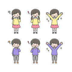 考えて解決する子どもたちのセット