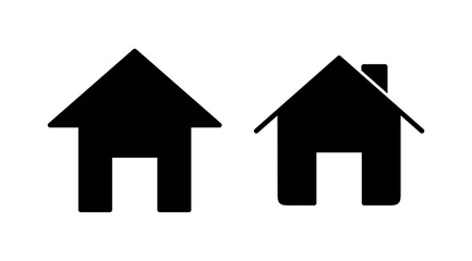 Fototapeta premium Home icon vector. House vector icon