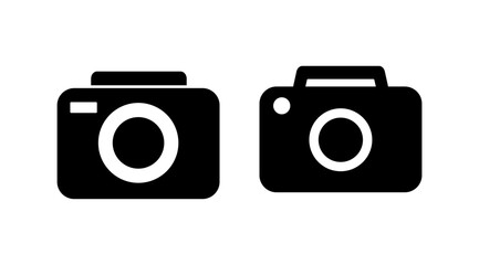Camera Icon in trendy flat style isolated. Camera symbol web site design