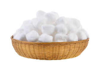 cotton in the basket on transparent png