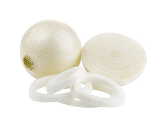 white onion on transparent png
