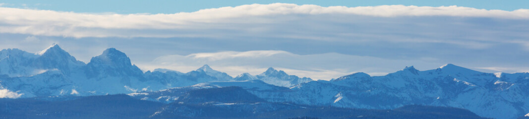 Fototapeta na wymiar Sierra Nevada panorama