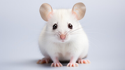 White mouse. Generative Ai