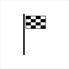 Flag icon vector isolated on white background