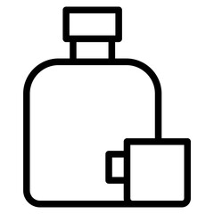 Obraz premium water bottle line