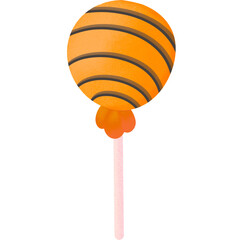 Colourful candy for halloween party.