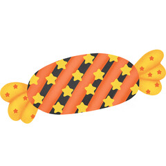 Colourful candy for halloween party.