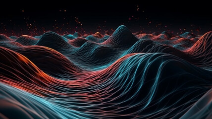 Fototapeta premium The space-time dimension hole