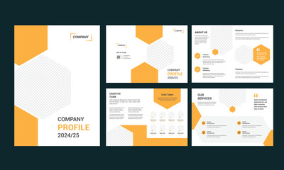 Business brochure pages template