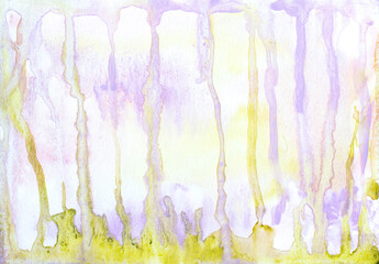 Creative abstract hand painted background, wallpaper, texture. Abstract composition for design elements. Abstract art. Chaotic paint streaks. Wet paint texture. 