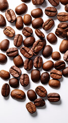 Coffee beans whit background phone wallpaper