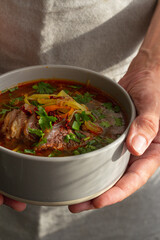 stew with vegetables and rice