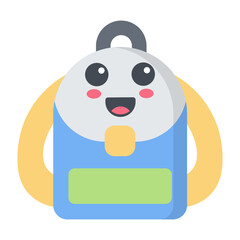 Bagpack Flat Icon