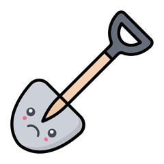 Shovel Line Color Icon