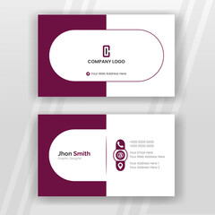 Geometric Business Card vector print ready EPS template.