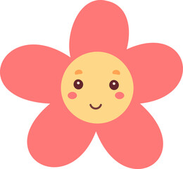 Flower With Face