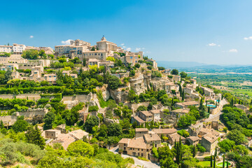 Small but beautiful old town of Gordes, Provence - France