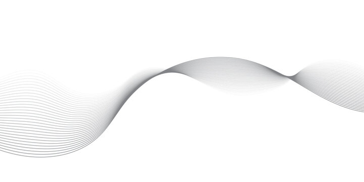 Abstract White and black wavy lines and geometric design and modern grid background . Geometric design used for parallel lines pattern and Digital landscape for presentations. background