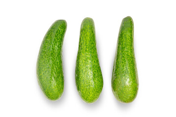 Fresh Green Avocado: Healthy, Organic, and Ripe Superfood on White Background, Clipping Path. Perfect Nutritiou Recipe, Vegetarian and Vegan Dishe. Delicious and Tasty Culinary Ingredient for Cooking