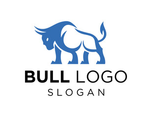 Logo about Bull on a white background. created using the CorelDraw application.