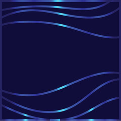 Obraz premium abstract of blue wave background